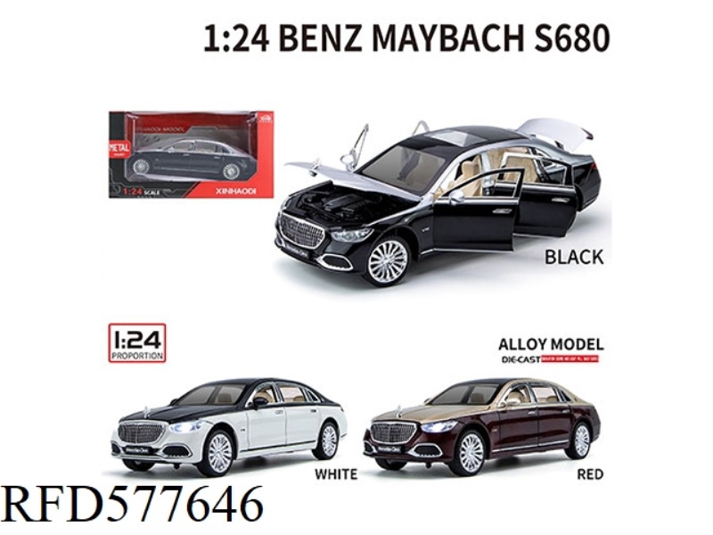 1:24 MERCEDES MAYBACH S680 WINDOW BOX