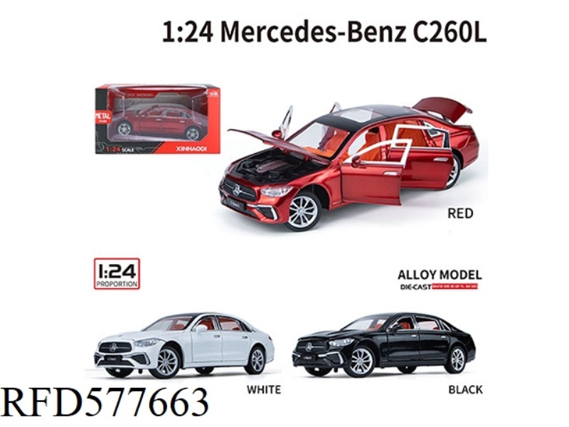 1:24 MERCEDES C260L WINDOW BOX