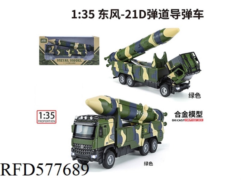 1:35 DF-21D BALLISTIC MISSILE CAR WINDOW BOX