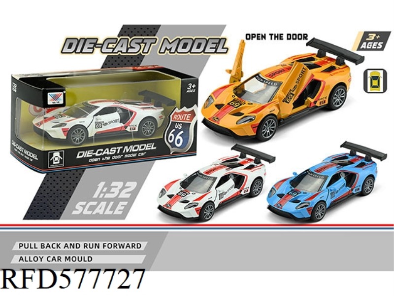 1:32 ALLOY MODEL FORD SHELBY DOOR REBOUND (1 PACK)