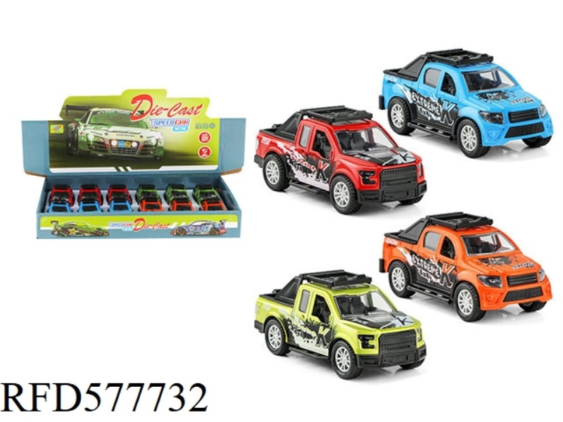 1:36 ALLOY PICKUP MOLD REBOUND FORCE (12 PIECES)