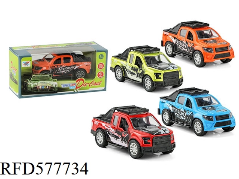 1:36 ALLOY PICKUP REBOUND MODEL (1 PACK)