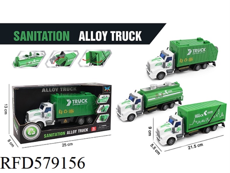 ALLOY PULL-BACK SANITATION TRUCK
