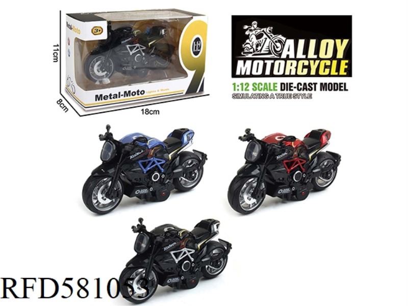 1:12 METAL MUSIC BOOMERANG GUSTA MOTORCYCLE