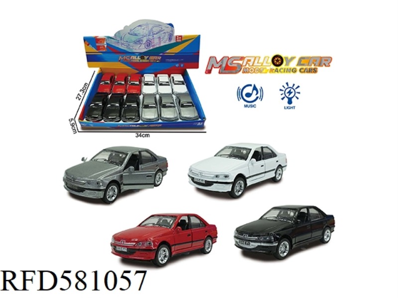 LOGO ALLOY CAR 12PCS