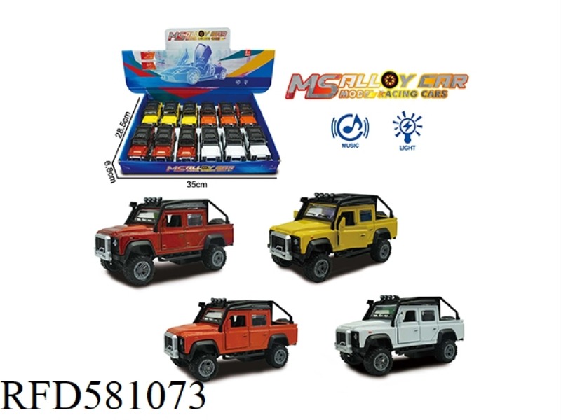 LAND ROVER PICKUP ALLOY CAR 12PCS