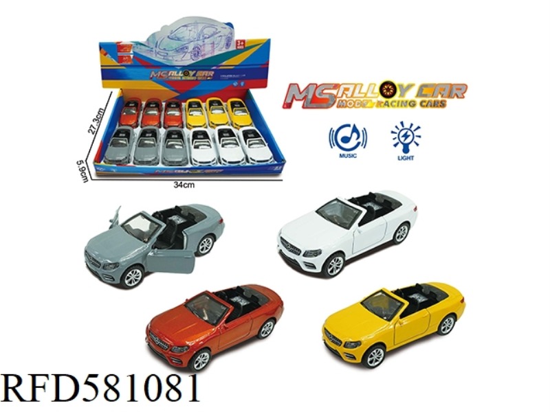 MERCEDES CONVERTIBLE 12PCS