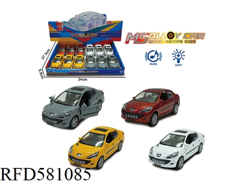 LOGO 207 ALLOY TAXI 12PCS