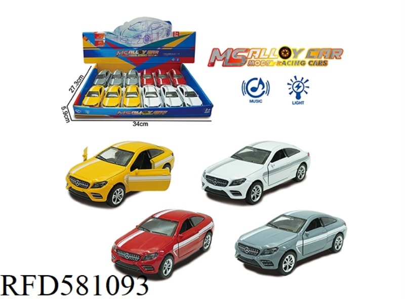 MERCEDES-BENZ ALLOY SPORTS CAR 12PCS