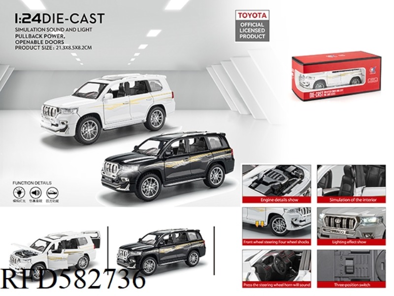 1:24 AUTHORIZED TOYOTA PRADO