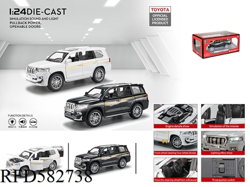 1:24 AUTHORIZED TOYOTA PRADO