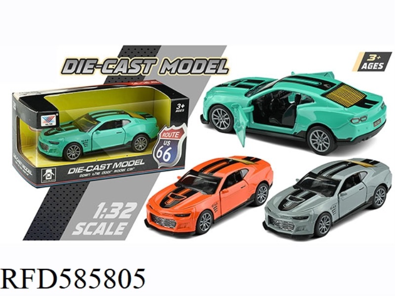 1:32 ALLOY CAR MODEL CHEVROLET PULL BACK (1 PACK)