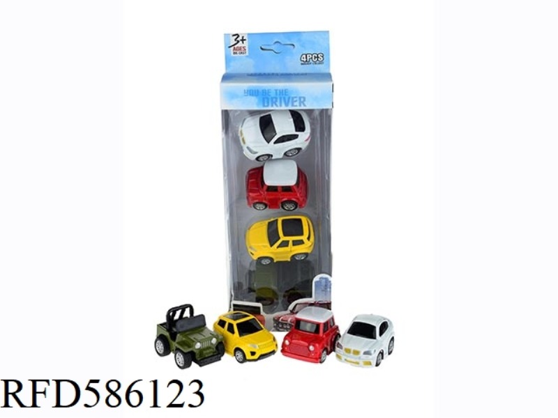 Q CARTOON WARRIOR ALLOY CAR