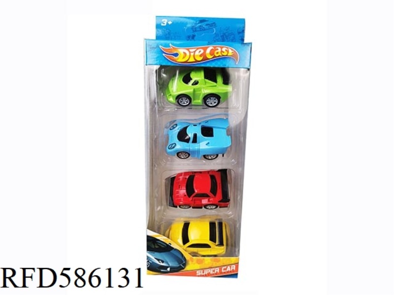 Q CARTOON WARRIOR ALLOY CAR