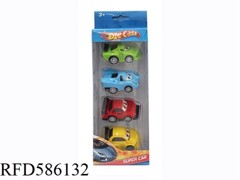 CAR STORY Q CARTOON WARRIOR ALLOY CAR