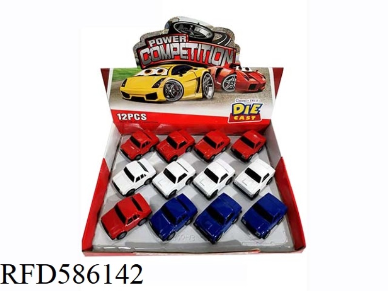 1:64 JETTA PULL BACK ALLOY CAR 12PCS