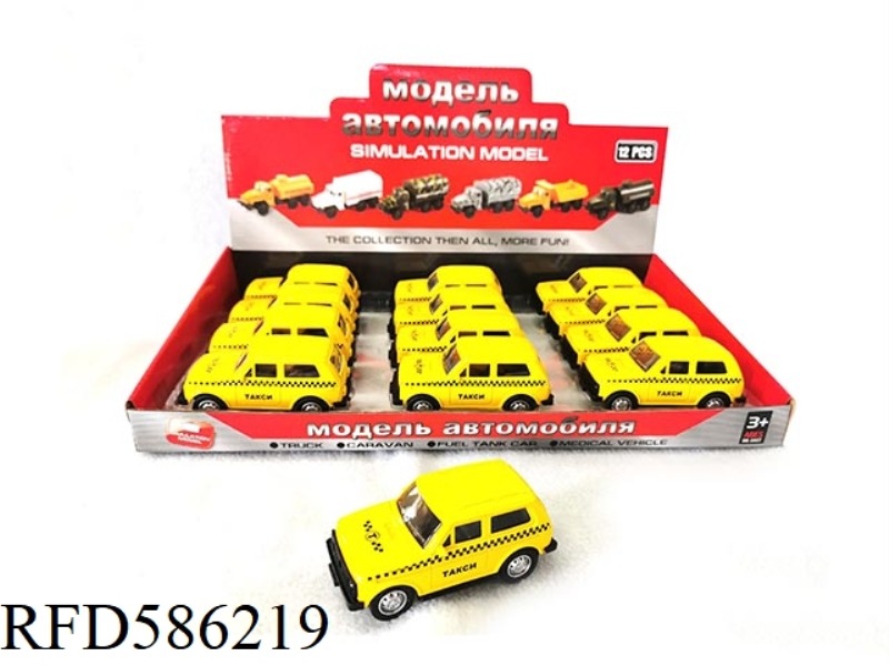 1:43 PULL BACK ALLOY JEEP 12PCS