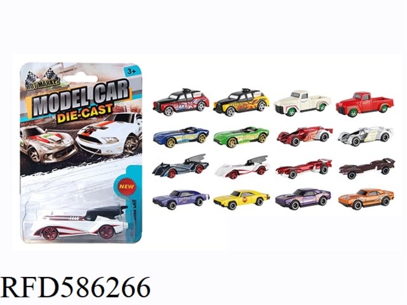 1:64 HOT WHEELS SINGLE SUCTION PLATE SLIDING ALLOY CAR