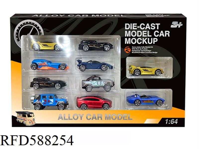 1:64 ALLOY MUSCLE CAR 10 BOXES