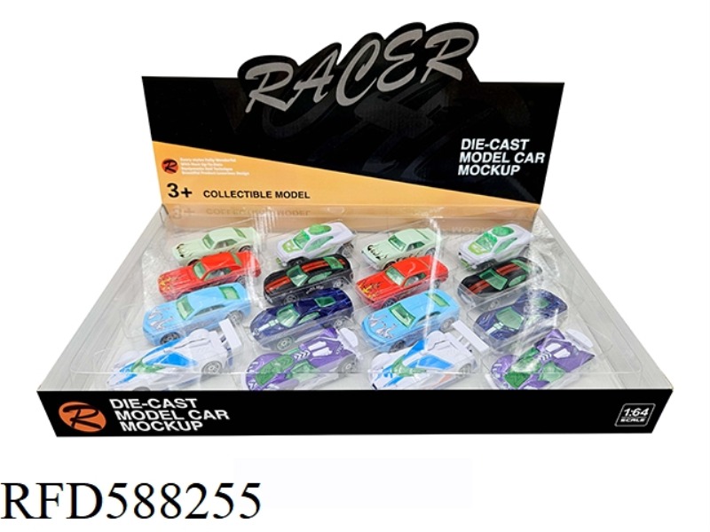 1:64 ALLOY CLASSIC CAR 16PCS