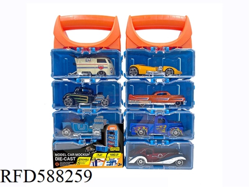 1:64 ALLOY CAR DIY PORTABLE BOX 4 PACK