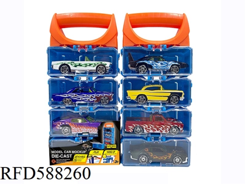 1:64 ALLOY CAR DIY PORTABLE BOX 4 PACK