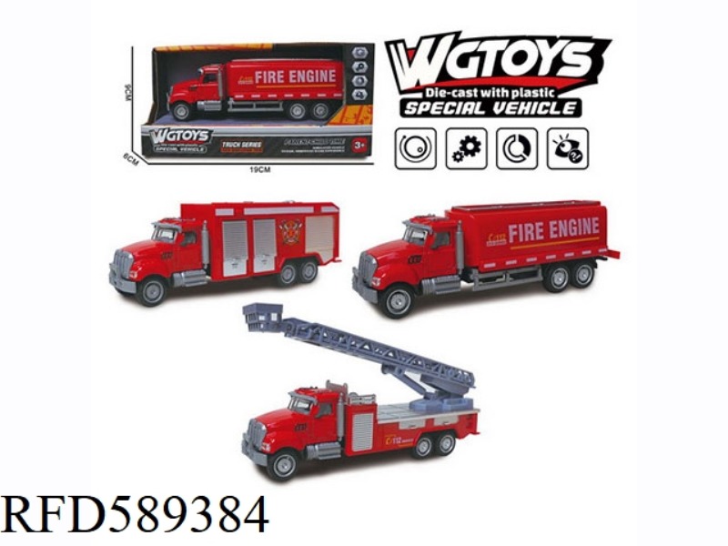 AMERICAN SLIDING ALLOY FIRE TRUCK