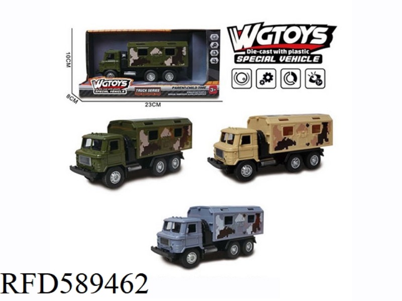 SQUARE-HEADED DOOR-OPENING WARRIOR MILITARY TRUCK