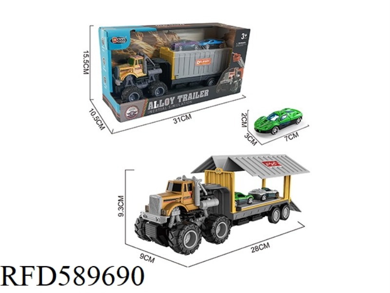 AMERICAN ALLOY DEFORMED CONTAINER TRUCK (INERTIA)