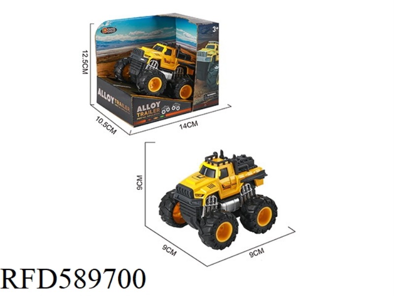 ALLOY OFF-ROAD VEHICLE (SINGLE PACK, YELLOW)