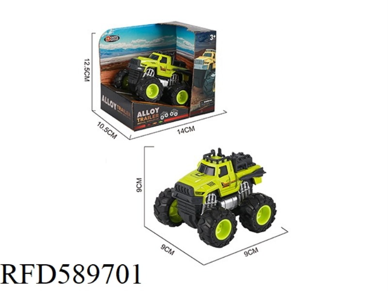 ALLOY OFF-ROAD VEHICLE (SINGLE PACK, GREEN)