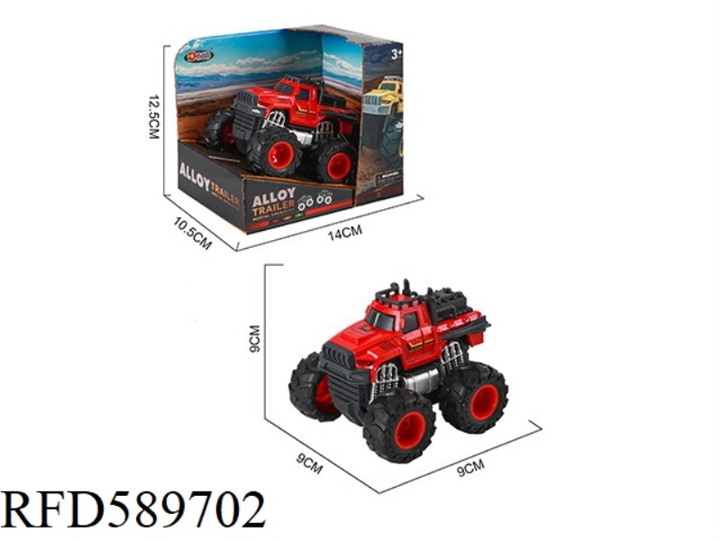 ALLOY OFF-ROAD VEHICLE (SINGLE PACK, RED)