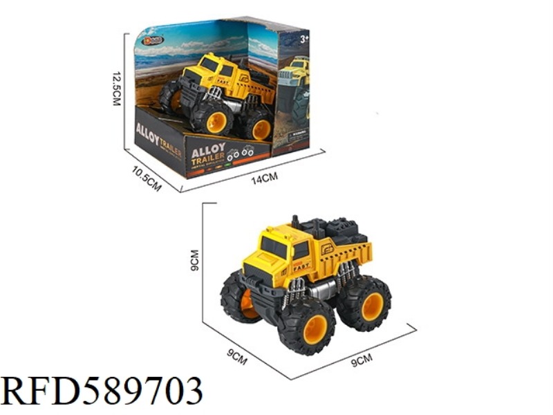 ALLOY OFF-ROAD VEHICLE (SINGLE PACK, YELLOW)