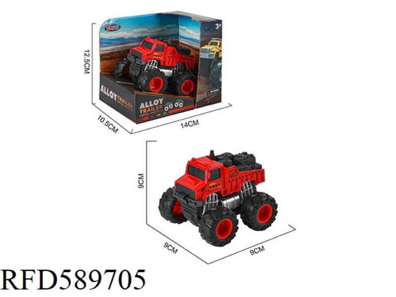 ALLOY OFF-ROAD VEHICLE (SINGLE PACK, RED)