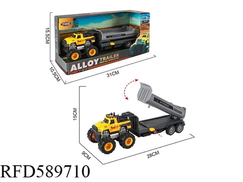 ALLOY TRACTOR ENGINEERING MUD TRUCK (INERTIA)