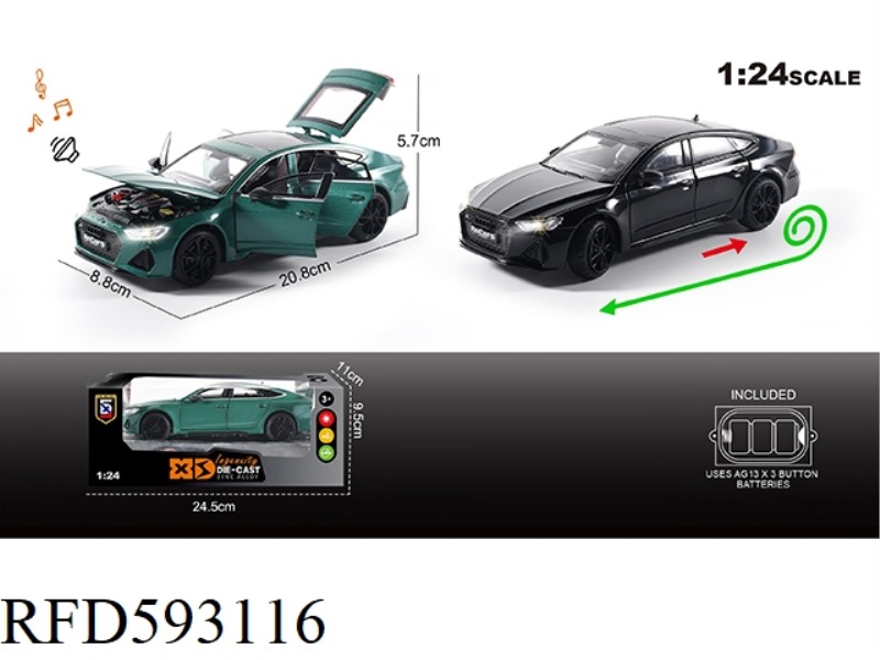 ENGLISH 1:24 ALLOY AUDI RS7 CAR MODEL