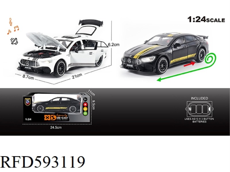 ENGLISH 1:24 ALLOY MERCEDES AMG GT63 CAR MODEL