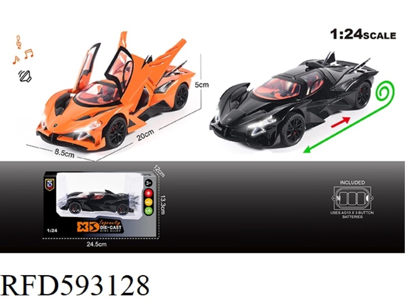 ENGLISH 1:24 ALLOY APOLLO EVO CAR MODEL