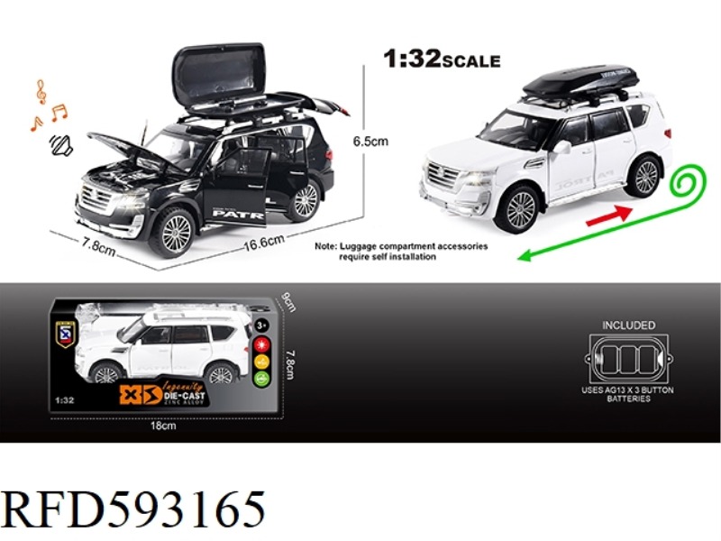 ENGLISH 1:32 ALLOY NISSAN PATROL CAR MODEL