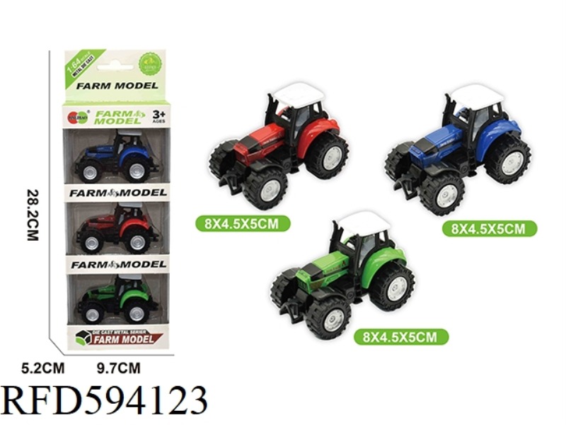 3PCS ALLOY SLIDING FARMER'S LOCOMOTIVE