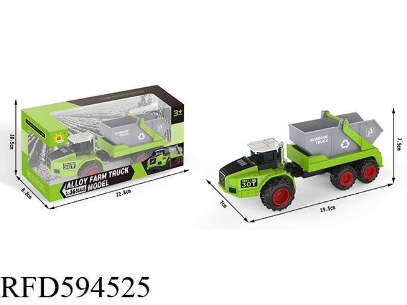 ALLOY INERTIAL FARMER DUMP TRUCK