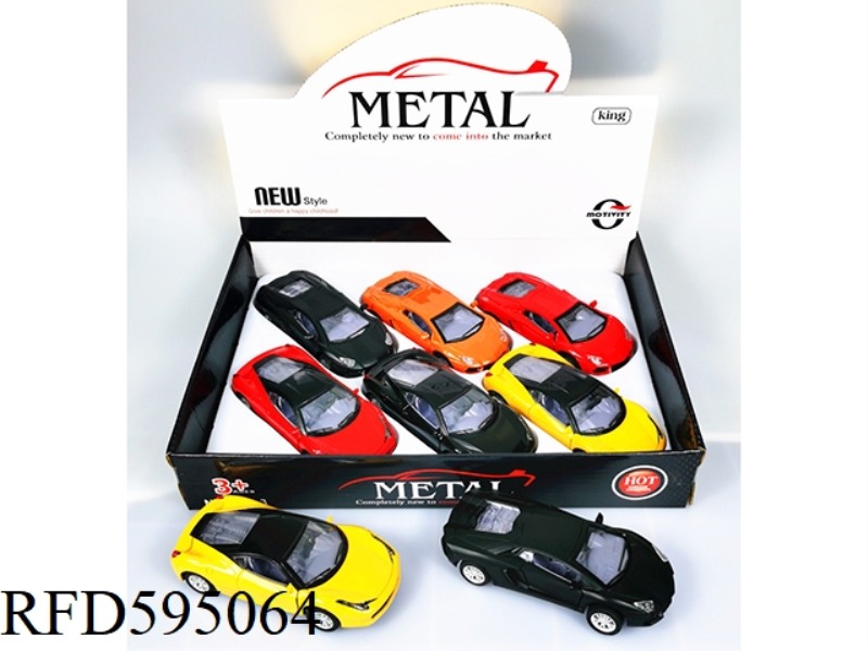 TWO MODELS OF 1:32 ALLOY SIMULATION CAR ARE MIXED WITH 6PCS