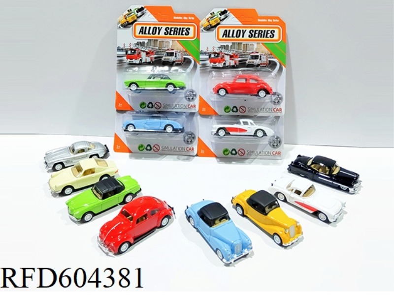 1:60 ALLOY PULLBACK MODEL CLASSIC CAR