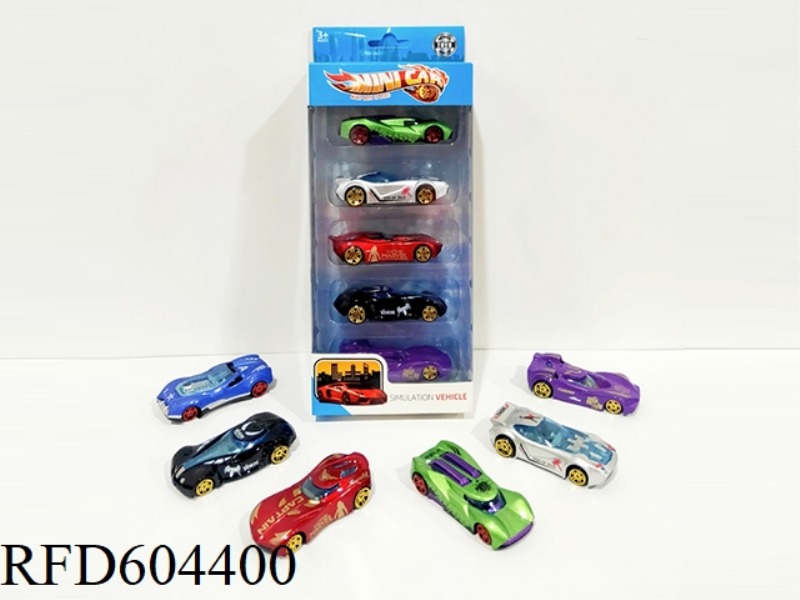 1:64 ALLOY SKID AVENGERS KIT (5PCS)