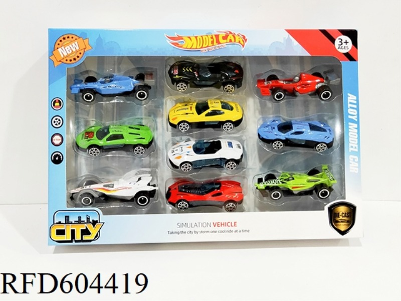 1:64 ALLOY SKATING RACING SET (10PCS)