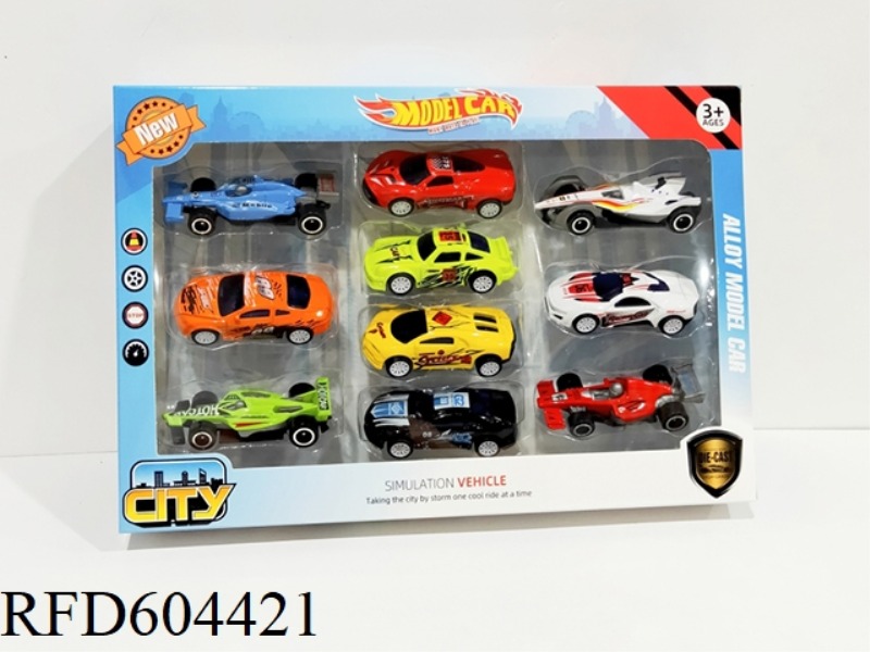 1:64 ALLOY SKATING RACING SET (10PCS)