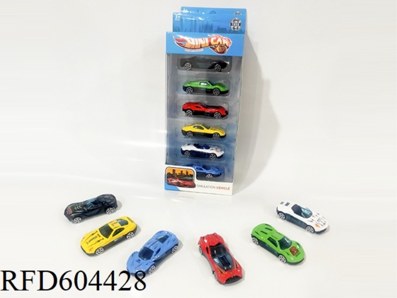1:64 ALLOY SKATING RACING SET (6PCS)