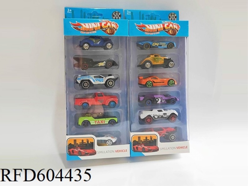 1:64 ALLOY SCOOTER (6PCS)