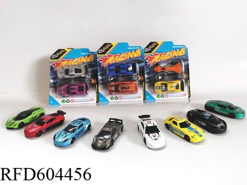 1:64 ALLOY SKATING RACING SET (2PCS)