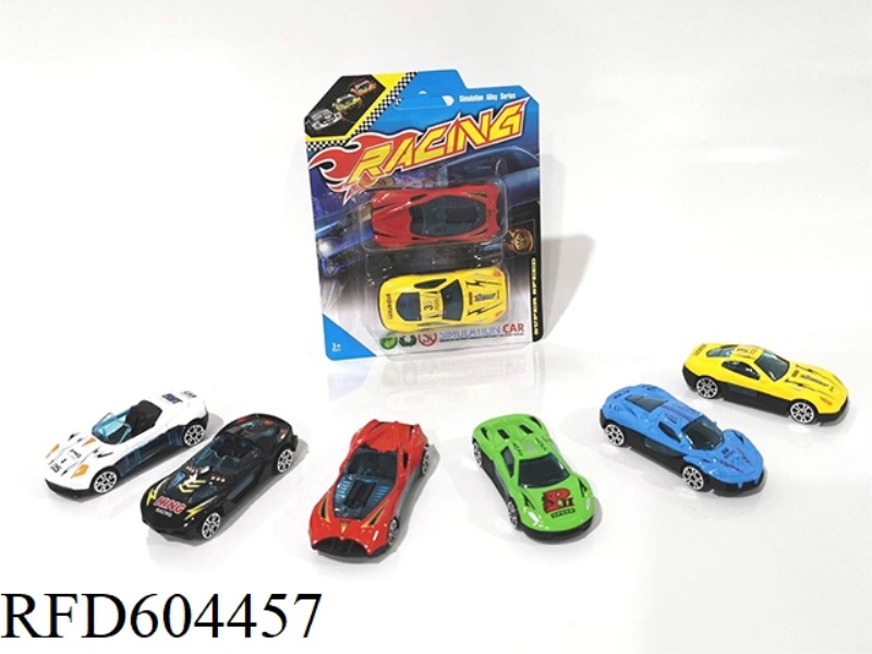 1:64 ALLOY SKATING RACING SET (2PCS)
